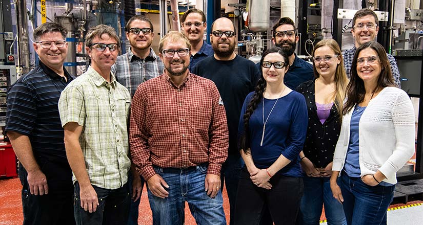 Group photo of the Thermochemical Process Integration, Scale-Up, and Piloting team