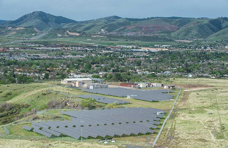 A photo of the Solar Radiation Research Laboratory at NREL.