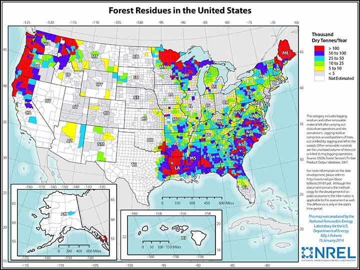 U.S. Forest Residues
