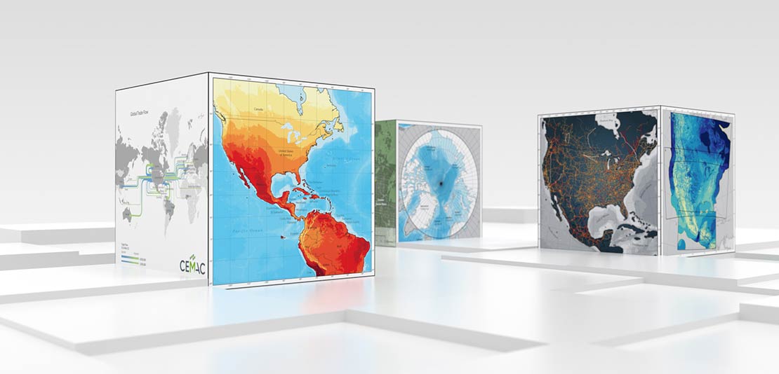 gis-hp A graphic of cubes with maps on each side.