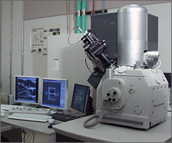 Materials characterization is an essential strength of the focused-ion beam (FIB) platform. Material can be removed or added while observing the evolution of the surface topography features of the specimen with ion beam stimulated secondary electrons