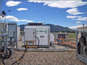 Photo of microgrid equipment.