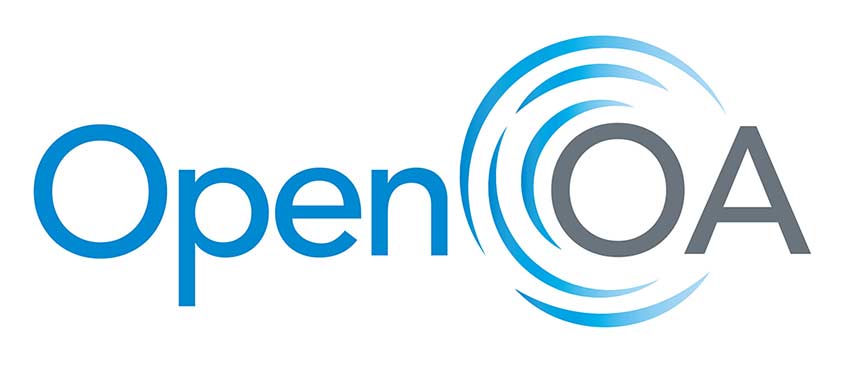 An illustrated logo of OpenOA spelling out the letters.
