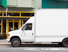 Photo of a delivery van