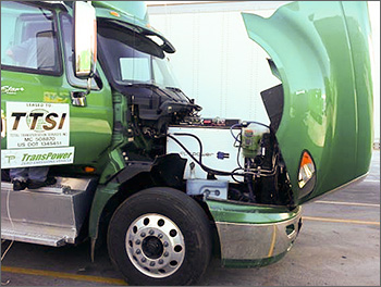Photo of heavy-duty truck cab.