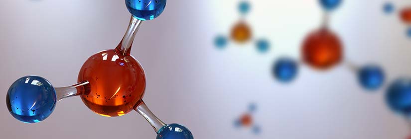 Colorful molecule models