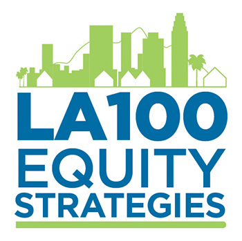 LA100 Equity Strategies logo. 