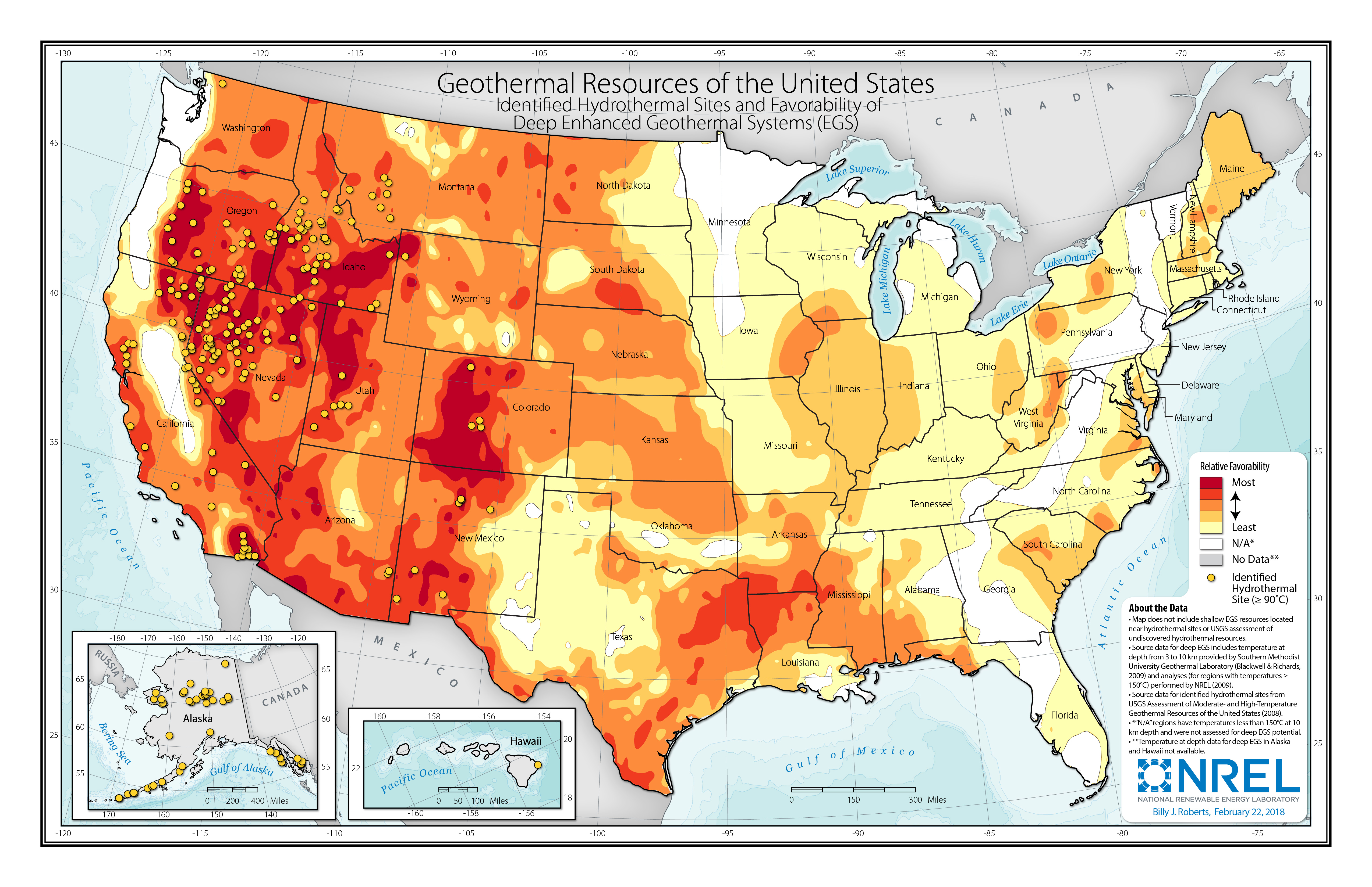 Geothermal Resource Data Tools And Maps Geospatial Data
