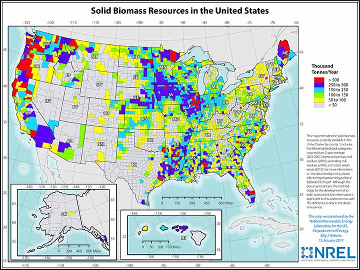 Total Solid U.S. Biomass Resources