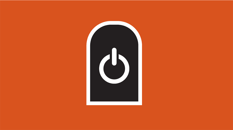 Icon of a small power symbol. The phrase Backup Power is below the icon.