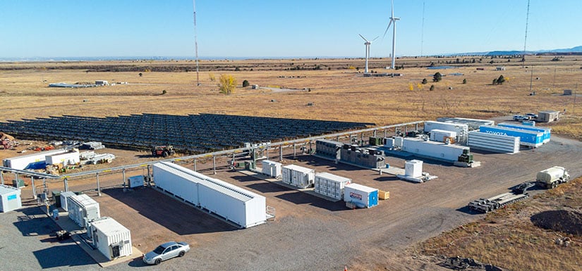 aries-73064-body Aerial view of NREL’s Flatirons Campus and Grid Integration Research Pads.