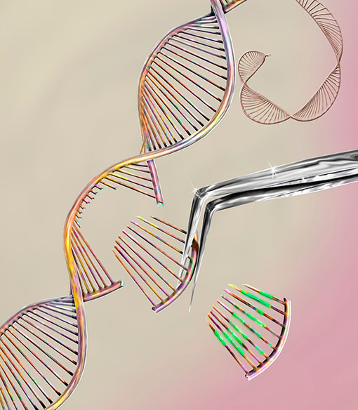 biosystems-design-getty-1015902954 CRISPR gene editing, conceptual computer illustration