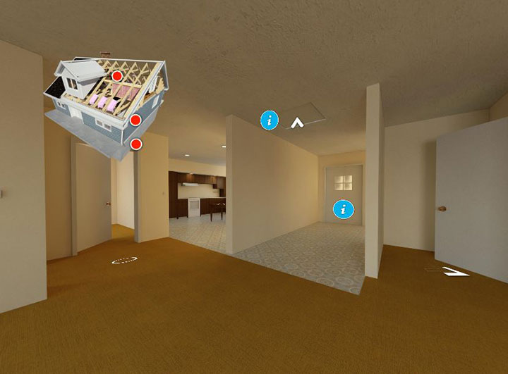 Illustration of a home interior room.