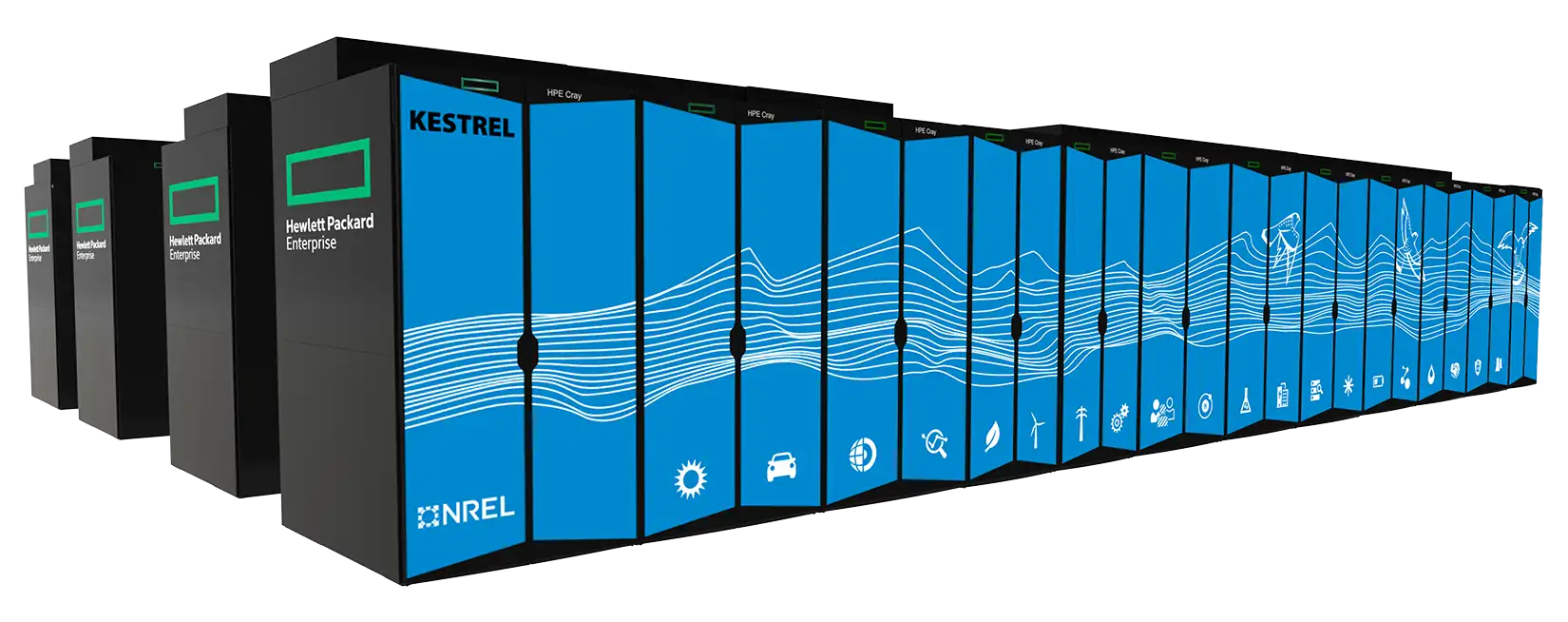 kestrel Illustration of Kestrel super computer towers