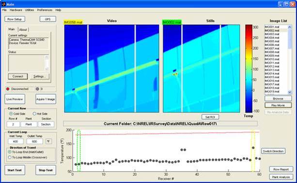 photo-field-char-thermal-scout Screenshot of software data.
