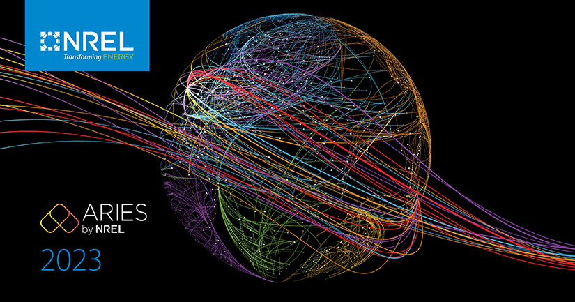 aries-cover Digitized image of the world with colored lines flowing into it and connecting between dots all around it.