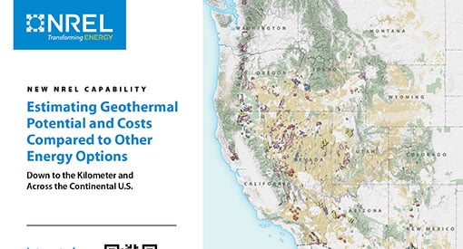 U.S. map of new geothermal capability hotspots