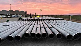 Geothermal material casings