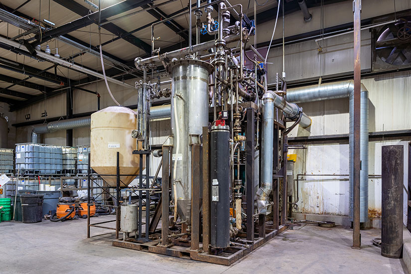 A reactor in a lab.