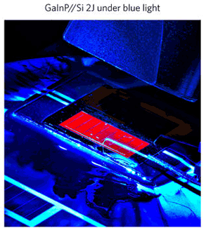 pl GailnP/SI 2J under blue light.