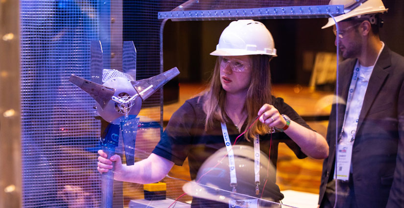 53670-workforce-header Students at Collegiate Wind Competition.
