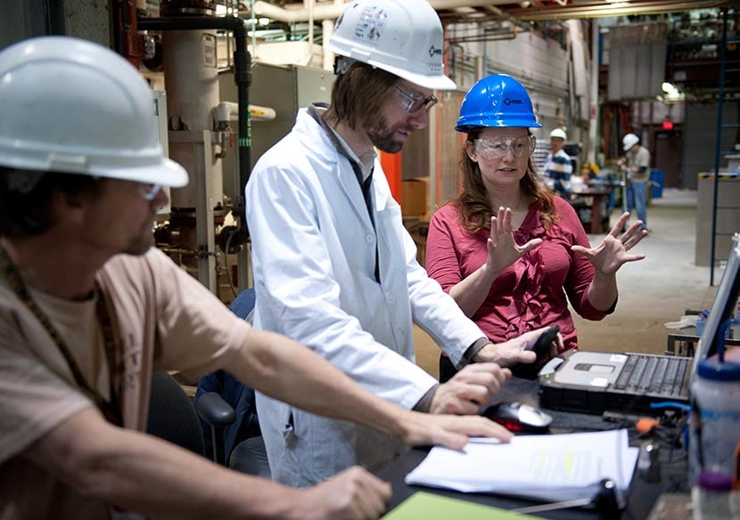 photo-procurement-20212 A photo showing scientists at NRELs Integrated Biorefinery Research Facility