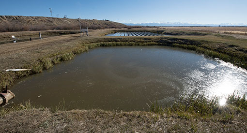 Water treatment facility in Colorado.