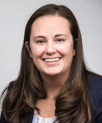 Portrait of a smiling woman.