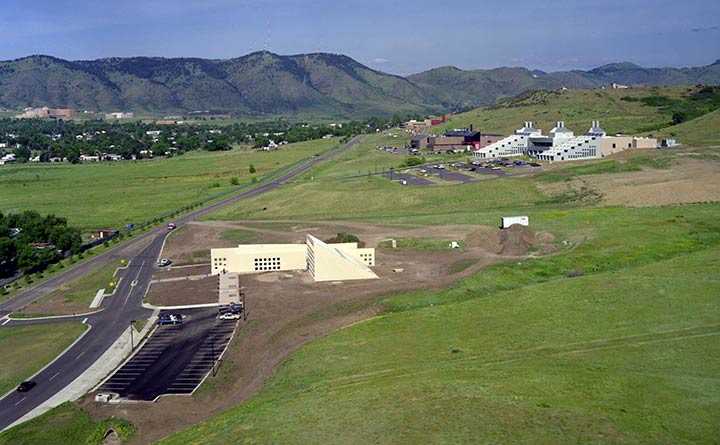 Aerial photo of the NREL campus in 1992