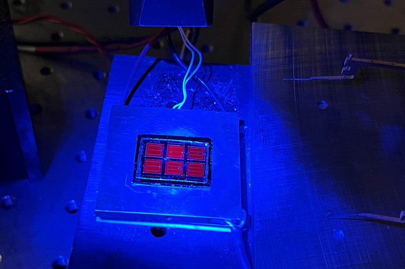 An image of a solar cell.