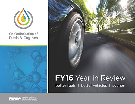 Report cover on Co-Optima Year in Review.