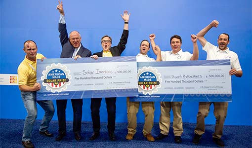 First-Ever American-Made Solar Prize Concludes, Awards Round 1 Winners: Phase3 Photovoltaics, Solar Inventions