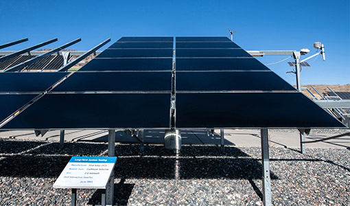 First Solar's Photovoltaic Technology Completes 25 Years of Testing at NREL