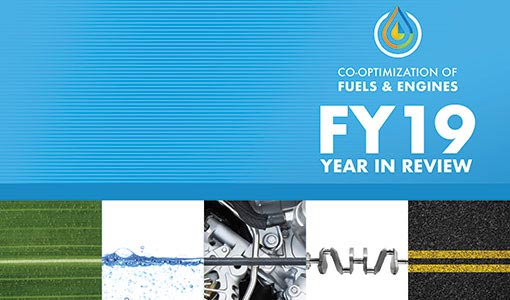The cover of the Co-Optima FY19 Year in Review.