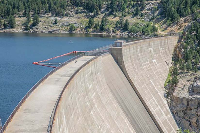 Photo of a hydropower dam