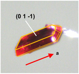 Drawing of a crystal