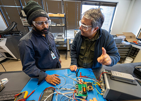 Faisal Khan speaks with researcher Sarwar Islam.