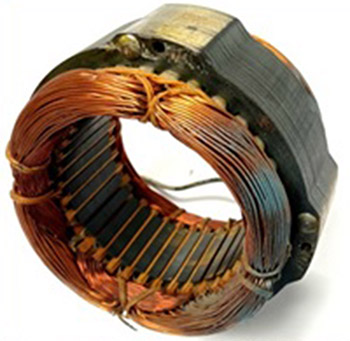 A coil of copper