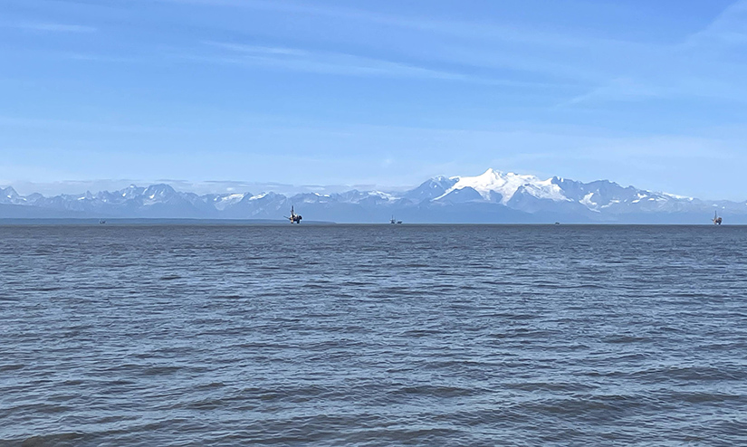 The waters of Alaska's Cook Inlet.