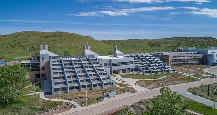 Photo of the Solar Research Energy Facility.