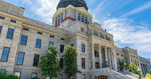 A large state building.
