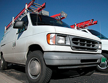 Photo of a service van