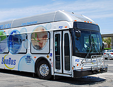 Photo of a transit bus