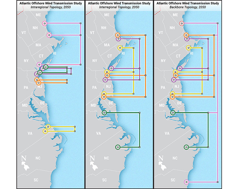 Atlantic Offshore Wind Transmission Study Intraregional, interregional, and backbone topologies