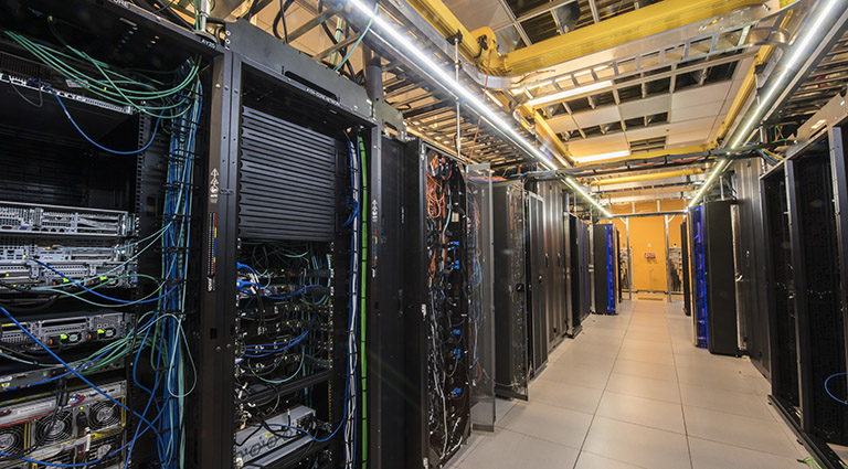 Photo of high-performance computing racks